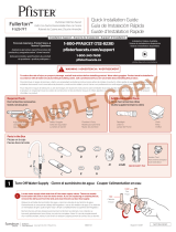 Pfister F-529-7FTBG Instruction Sheet