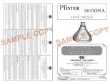 Pfister Sedona 015-LT0C Instruction Sheet
