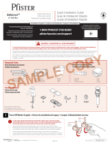Pfister Bellance LF-042-BLLB Instruction Sheet