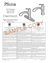 Pfister Clairmont LF-534-7CMS Guía de instalación