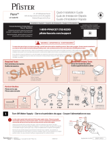 Pfister LF-049-PEC Instruction Sheet