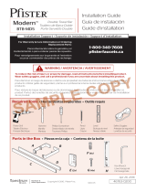 Pfister BTB-MD5C Instruction Sheet