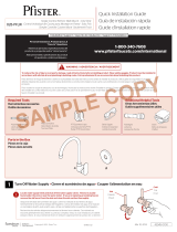 Pfister 028-PFLWC Instruction Sheet