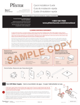 Pfister 8P5-BACC Instruction Sheet