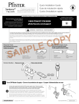 Pfister Sonterra F-WL2-45PC Instruction Sheet