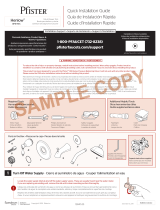 Pfister 8P8-HESC Instruction Sheet