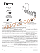 Pfister F-036-CL4S Instruction Sheet
