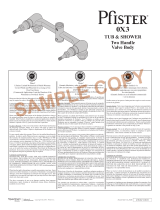 Pfister 003-61XA Instruction Sheet