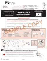 Pfister 8P8-WS2-ZLSC Instruction Sheet
