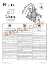 Pfister Virtue LF-043-VTYY Instruction Sheet