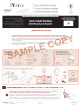 Pfister Bedford 801-WS-BDCC Instruction Sheet