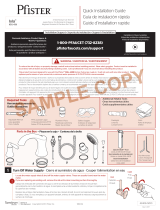 Pfister RT6-4TRC Instruction Sheet