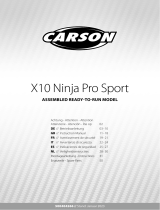 Carson 1:10 Ninja-Pro X10 2.4G 100 RTR Online Manual de usuario