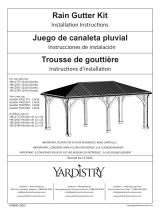 YardistryRain Gutter Kit for 12 x 20 & 12 x 24 Meridian Gazebos