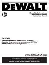 DeWalt DCST922BE Manual de usuario