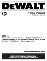 DeWalt DCF845B Manual de usuario