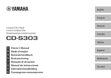 Yamaha CD-S303RK Manual de usuario