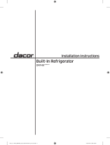 Dacor DRF485300AP/DA Guía de instalación