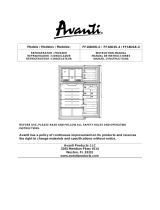 Avanti FF18D0W-4 Manual de usuario
