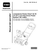 Toro 21in Power Clear Flex-Force Power System 60V MAX Snowthrower Manual de usuario