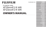 FUJINON Fujinon XF23mmF2 R WR - Silver Manual de usuario