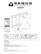 Sanus VMF308 Manual de usuario