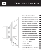 JBL Club 1224 El manual del propietario